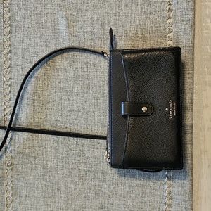 Kate Spade Crossbody Bag (black leather)